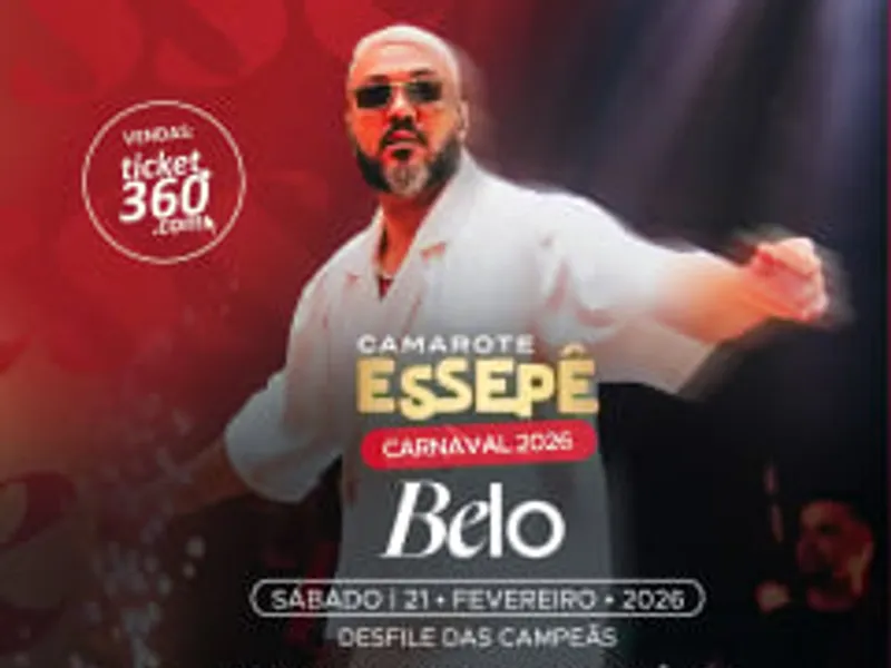 Imagem Camarote Essepê 2026 Desfile das Campeãs Sábado com Belo