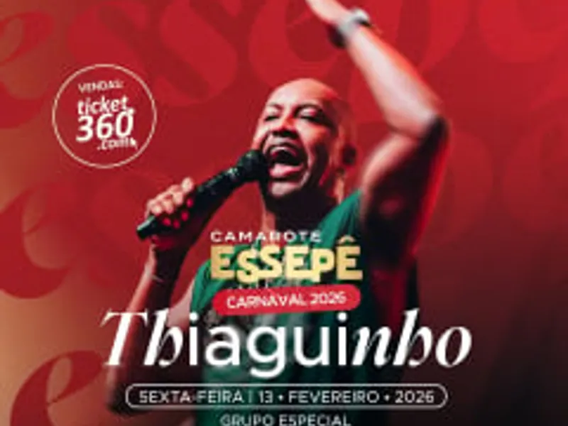 Imagem Camarote Essepê 2026 Desfile Grupo Especial com Thiaguinho