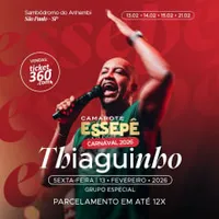 Imagem Camarote Essepê 2026 Desfile Grupo Especial com Thiaguinho
