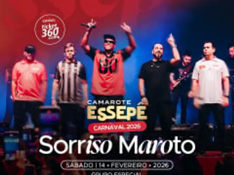 Imagem Camarote Essepê 2026 Desfile Grupo Especial Sábado com Sorriso Maroto