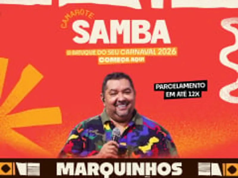 Imagem Camarote Samba 2026 com Marquinhos Sensação Grupo Especial