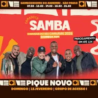 Imagem Camarote Samba 2026 com Pique Novo Acesso I