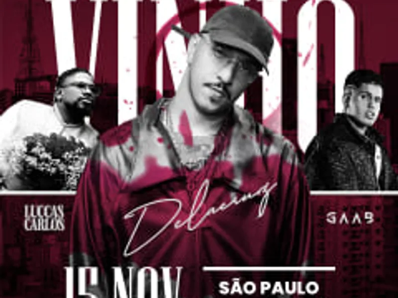 Imagem Delacruz Tour Vinho, Luccas Carlos e Gaab