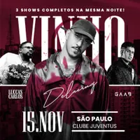 Imagem Delacruz Tour Vinho, Luccas Carlos e Gaab
