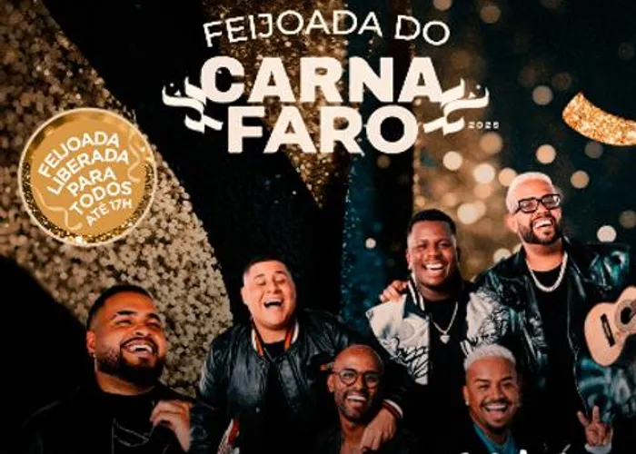 Imagem Feijoada do CarnaFaro com Cajú pra Baixo, Yan & Furacão 2000