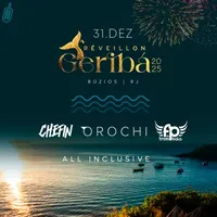 Imagem Réveillon Geribá 2025 :: Orochi, Chefin & Fp do Trem Bala :: All Inclusive