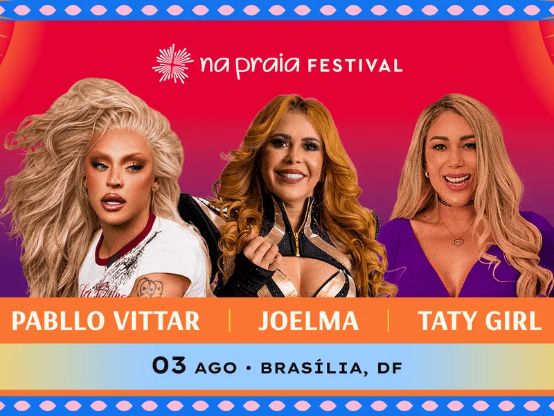 Imagem Pabllo Vittar + Joelma +  Taty Girl