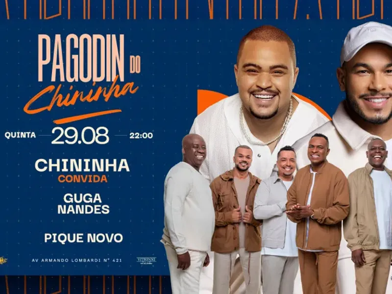 Imagem Pagodin da Vitrinni - Chininha Convida Guga Nandes e Pique Novo