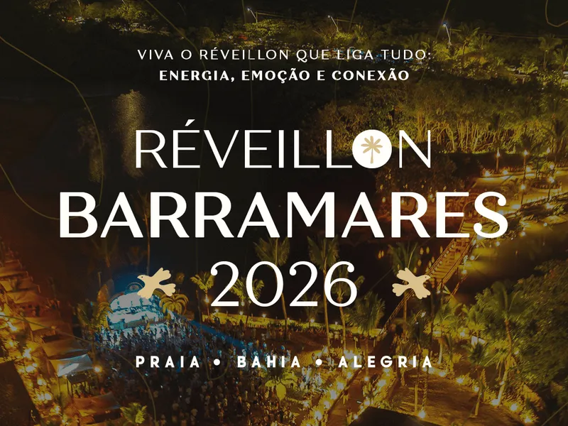Imagem Réveillon Barramares 2026 - Porto Seguro